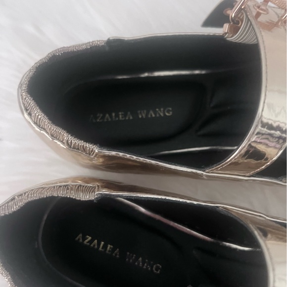 AZALEA WANG KIMBERLIE GOLD BALLET FLAT - Picture 5 of 7